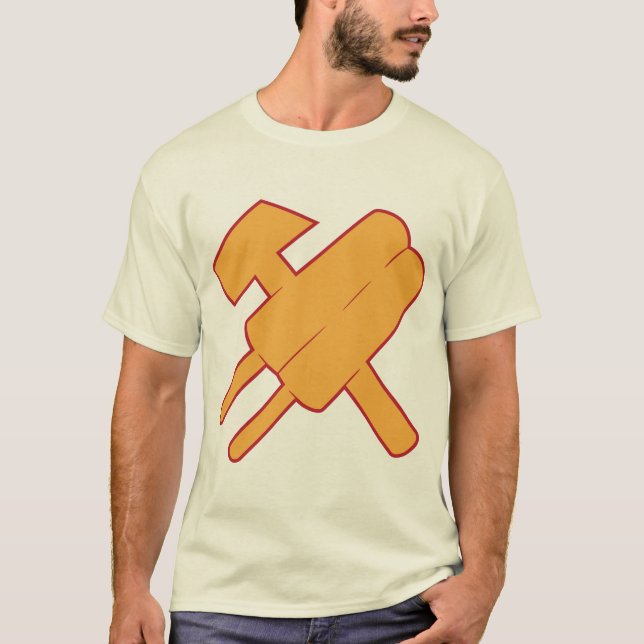 bulta och popsicklepopsiclecccp ussr tee shirt (Framsida)
