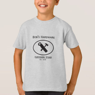 Bulta och såga designen t shirt