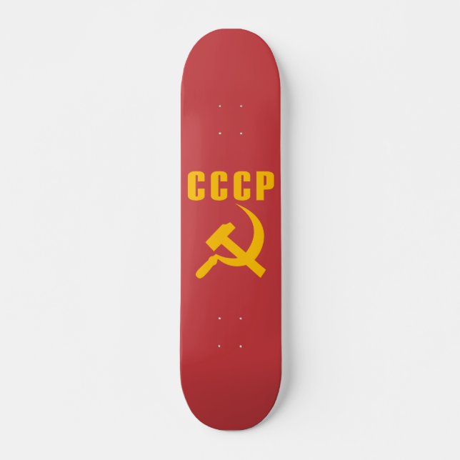 bulta och skäracccp ussr skateboard bräda 21,5 cm (Framsida)