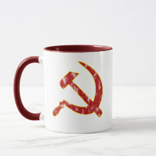 Bulta och skäran (den ha på sig looken) mugg