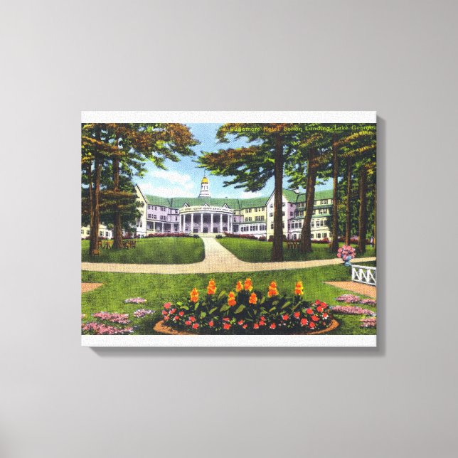 Bulton Landing Exterior View of Sagamore Hotel Canvastryck (Framsida)
