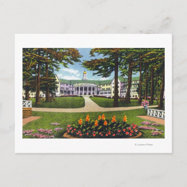 Bulton Landing Exterior View of Sagamore Hotel Vykort (Framsida)