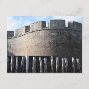 Bulwark Fortification Saint Malo Brittany-vykort Vykort