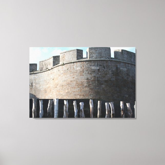 Bulwark Fortifications Saint Malo Brittany Canvas (Framsida)