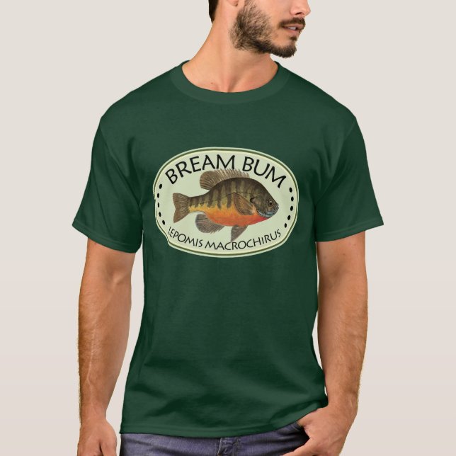 Bum-fiske av Bream T-shirt (Framsida)