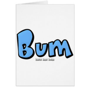 Bum Hälsningskort