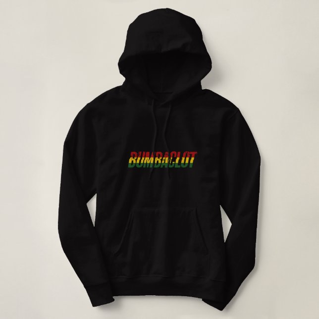 Bumbaclot Reggae Music Rasta Rastafarian Jamaican T Shirt (Design framsida)