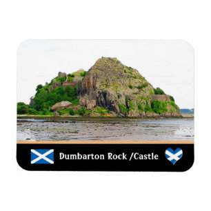 Bumbarton Sten och Dumbarton Castle / Skottland Magnet
