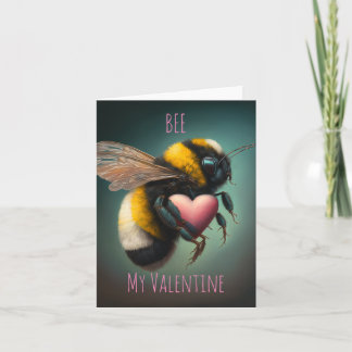 Bumble Bee - Bee My Valentine - Alla hjärtans dag- Kort