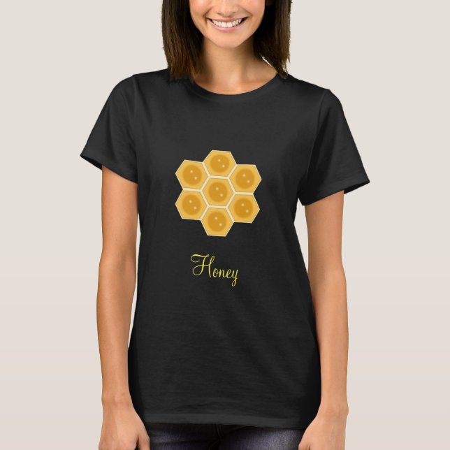 Bumble Bee Bikak & Kalligrafi T-Shirt (Framsida)