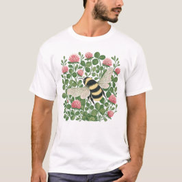 Bumble Bee Clovers T Shirt