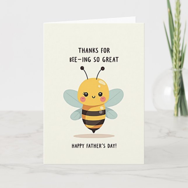 Bumble Bee Fars Dagskort Kort (Framsida)