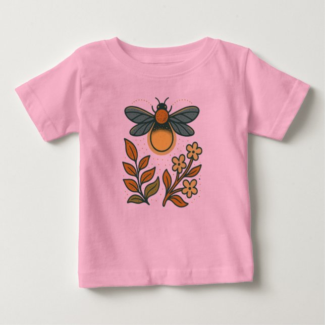 Bumble Bee Love T Shirt (Framsida)