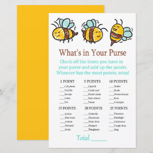 Bumble Bee Vad har du i handväskan spel