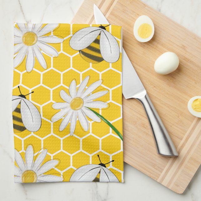 Bumble Bees, Honey Bees Design Kökshandduk (Vikt i Fjärdedel)
