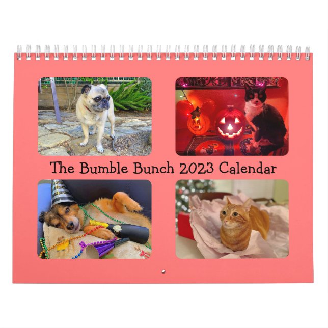 Bumble Bunch 2023-kalendern Kalender (Omslag)
