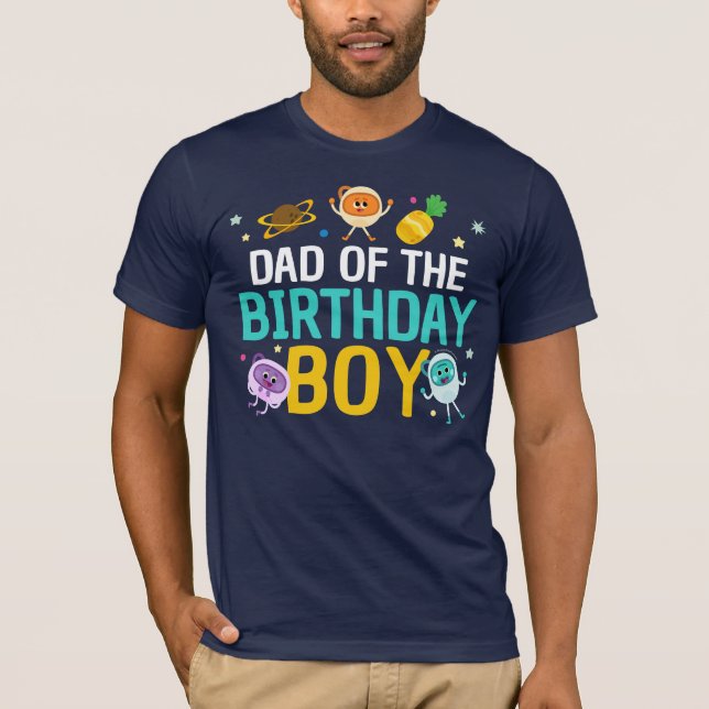 Bumble Nums Pappa vid Birthday Boy Shirt T (Framsida)