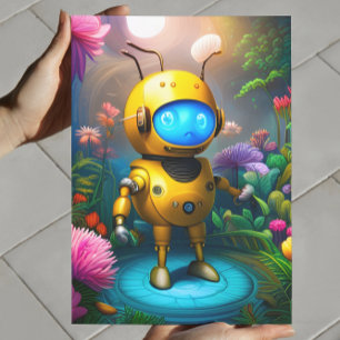 Bumble Robot Digital Art-Poster Poster