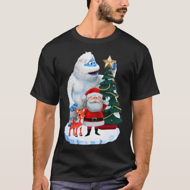 Bumble Rudolph och Santa T Shirt (Framsida)