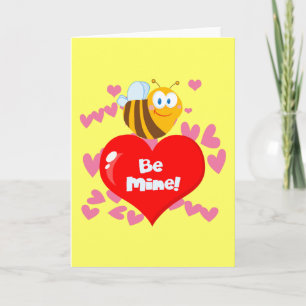 Bumblebebe ska vara min Valentine Helgkort