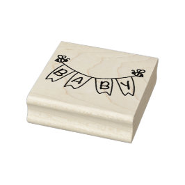 Bumblebee Baby Banner Stämpel