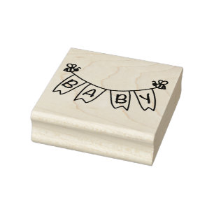 Bumblebee Baby Banner Stämpel