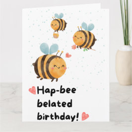 Bumblebee Belet Birthday Kort