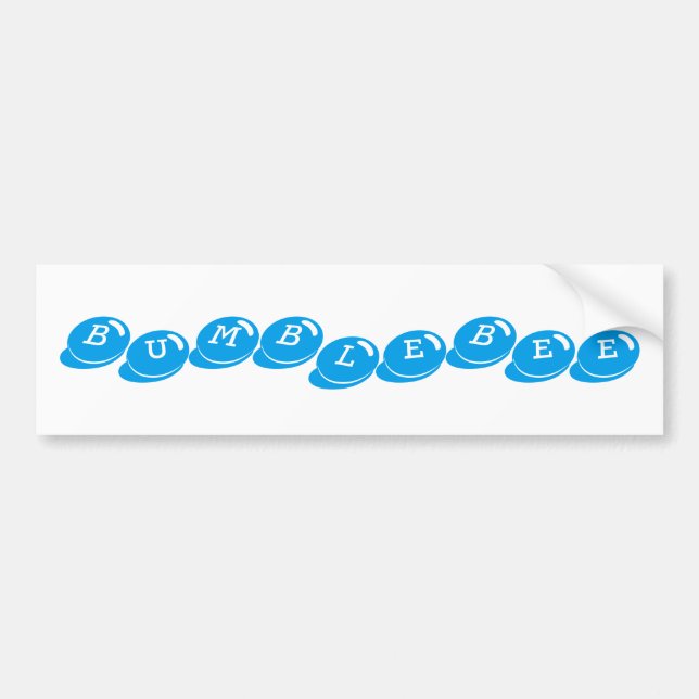 Bumblebee Bumper Sticker Bildekal (Framsidan)
