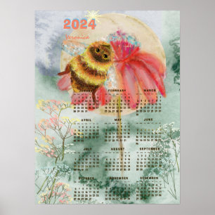 Bumblebee Callendar Större Poster