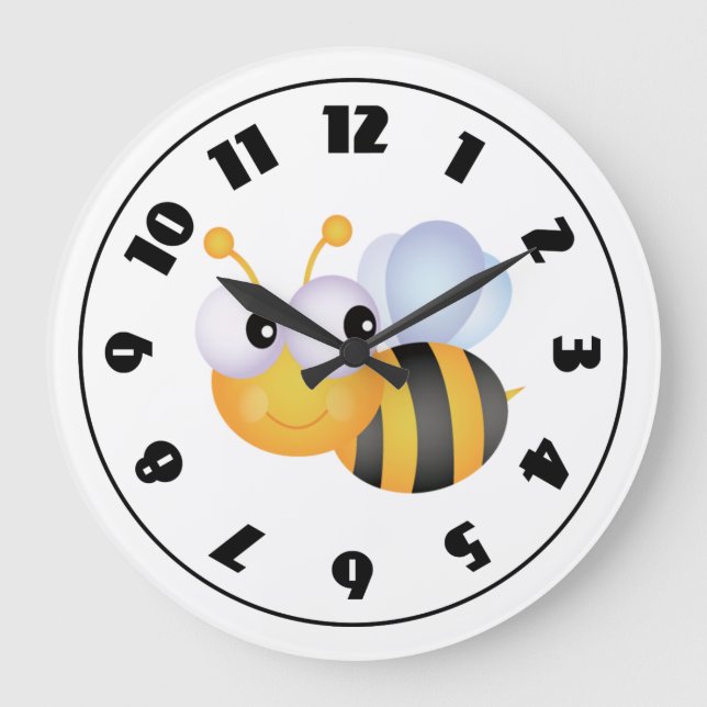 Bumblebee Clock Stor Klocka (Framsida)