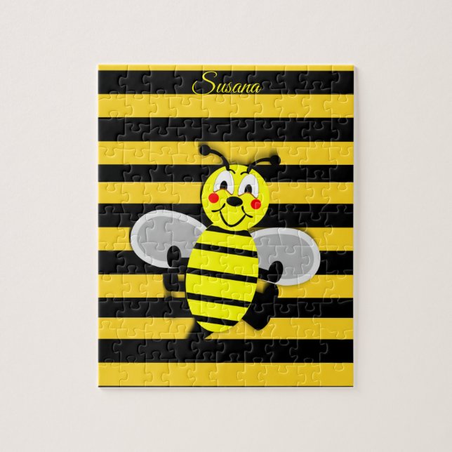 Bumblebee Decorative Jigszle Puzzle Pussel (Vertikal)