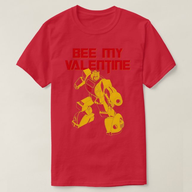 BUMBLEBEE MIN VALENTINE T SHIRT (Design framsida)