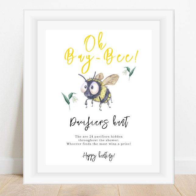 Bumblebee - Nappar jakt på babydusch Poster (Skapare uppladdad)