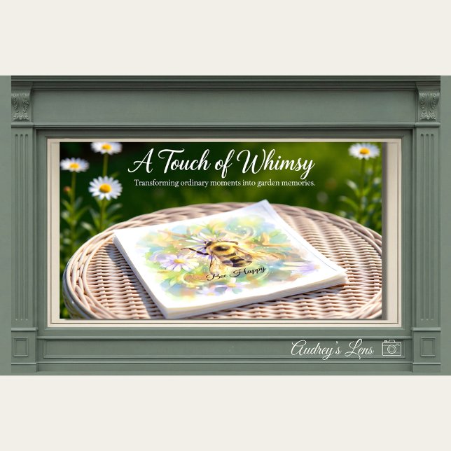 Bumblebee Nursery | Whimsical Garden Pappersservett (Skapare uppladdad)