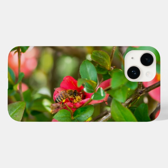 Bumblebee och Azalea iphone case (Baksida (horisontell))