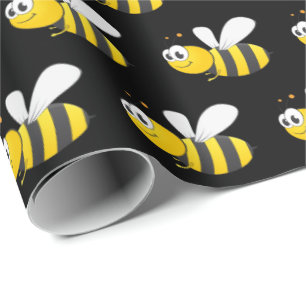 Bumblebee on Black Presentpapper