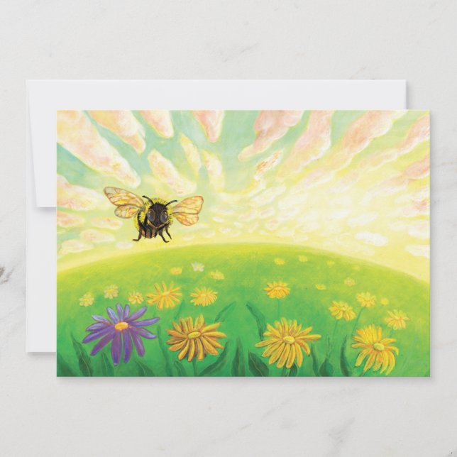 Bumblebee på Horisont Inbjudningar (Framsida)