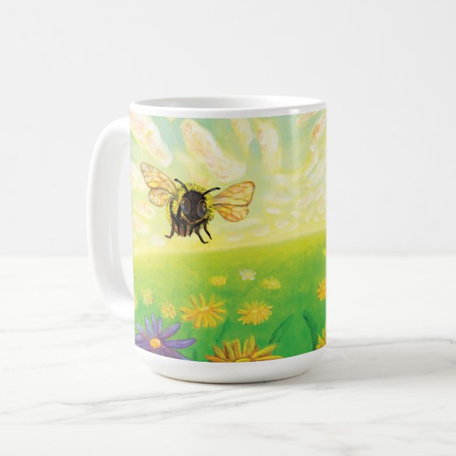 Bumblebee på Horisont Kaffemugg (Framsida vänster)