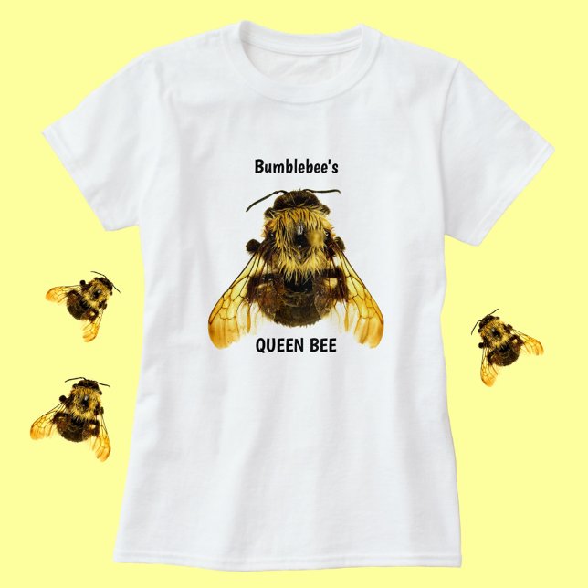 BumbleBee Queen Bee-fotografi T Shirt (Skapare uppladdad)