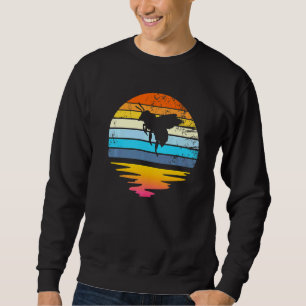 Bumblebee Retro Sunset Spara Bees Bee Innehavare s Lång Ärmad Tröja