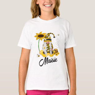 Bumblebee Solros Personlig Gnome T-shirt