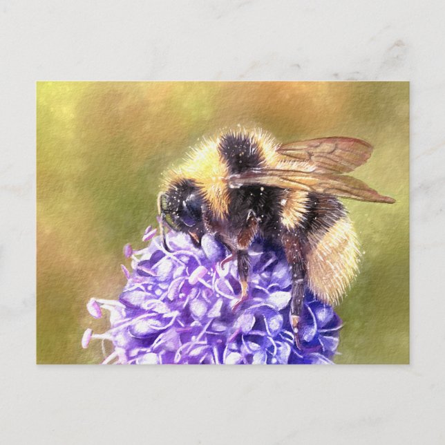Bumblebee Vykort (Framsida)