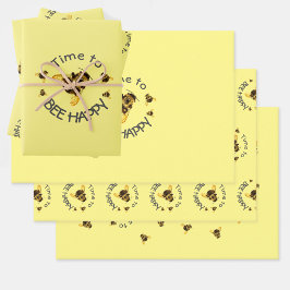 Bumblebees Time to BEE Lycklig Gult