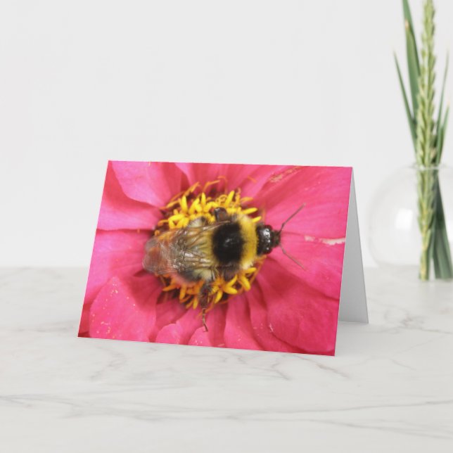Bumblebehälsningskort Kort (Framsida)
