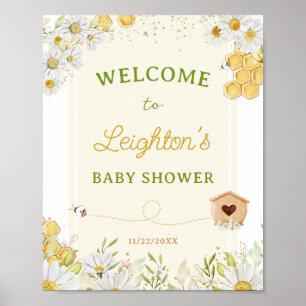 Bumblebehonungsbi Babyskon Sprinkle Välkommen P Poster