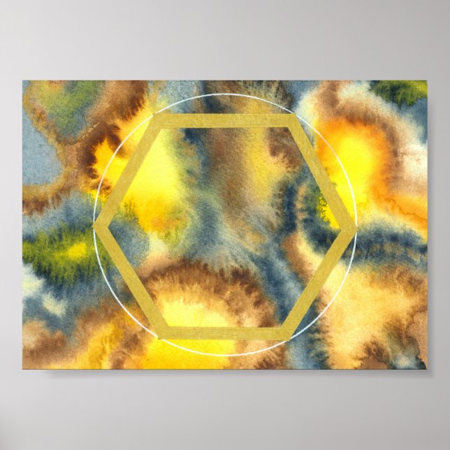 Bumblebemallen poster/kristallrutnätsmallen poster (Framsidan)