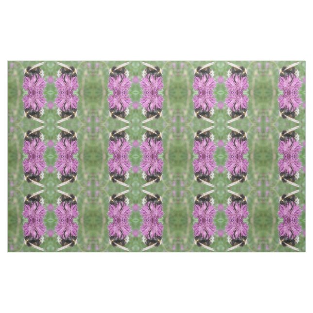Bumblebi på en tuggformad Craft Fabric Tyg (Fat Quarter)