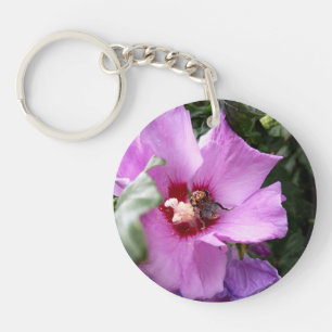 Bumblebi på Hibiscus Flower