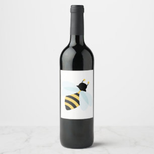 Bumblebin Vinflaska Etikett
