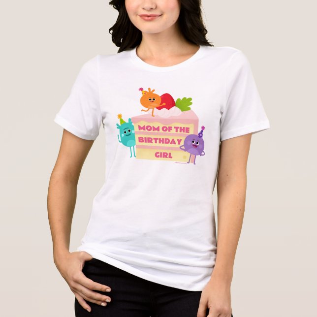 Bumblens nummer | Kummel - Mamma i födelsedagsflic T Shirt (Framsida)